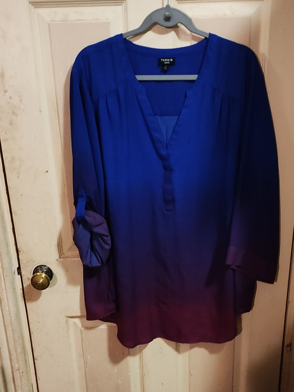 Torrid Harper Georgette 3/4 Sleeve Blouse. set of 3. - Picture 2 of 12